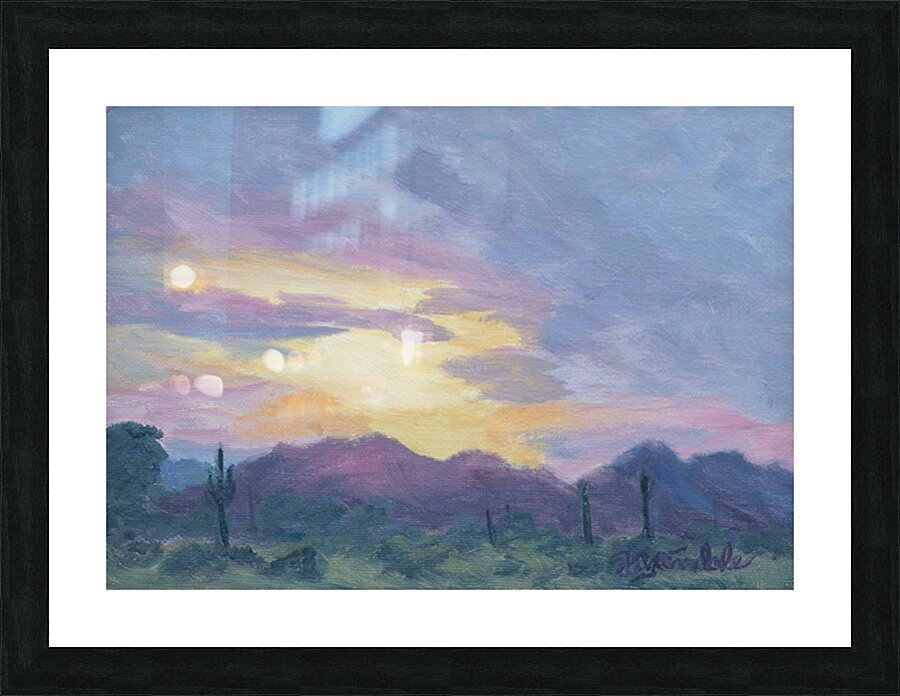 sonoran Sunset Picture Frame print