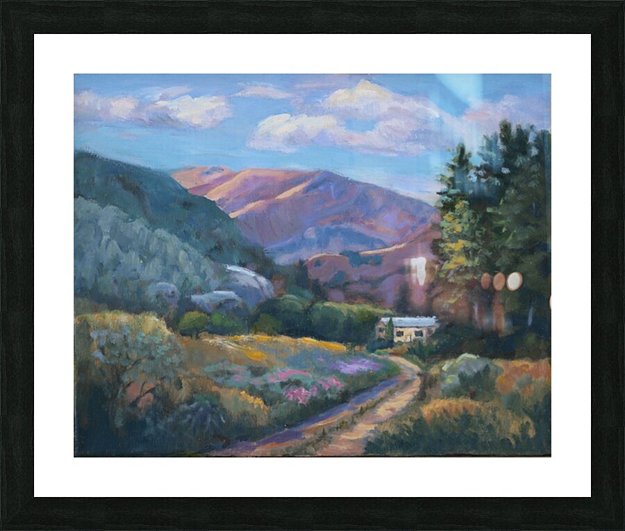 Place with a View Picture Frame print