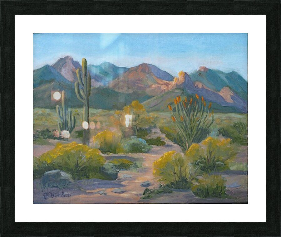 Desert Spring Picture Frame print