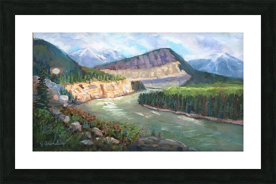 Oxbow trail Picture Frame print