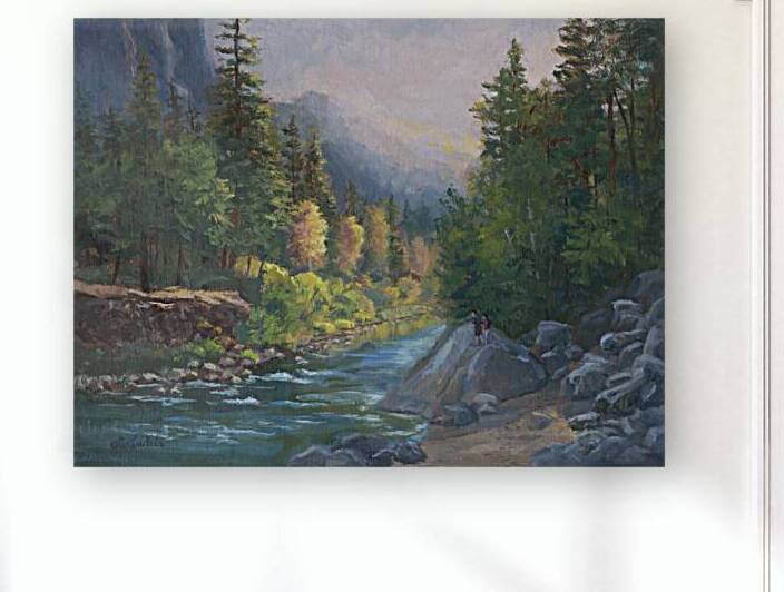Merced River Glow Reproduction