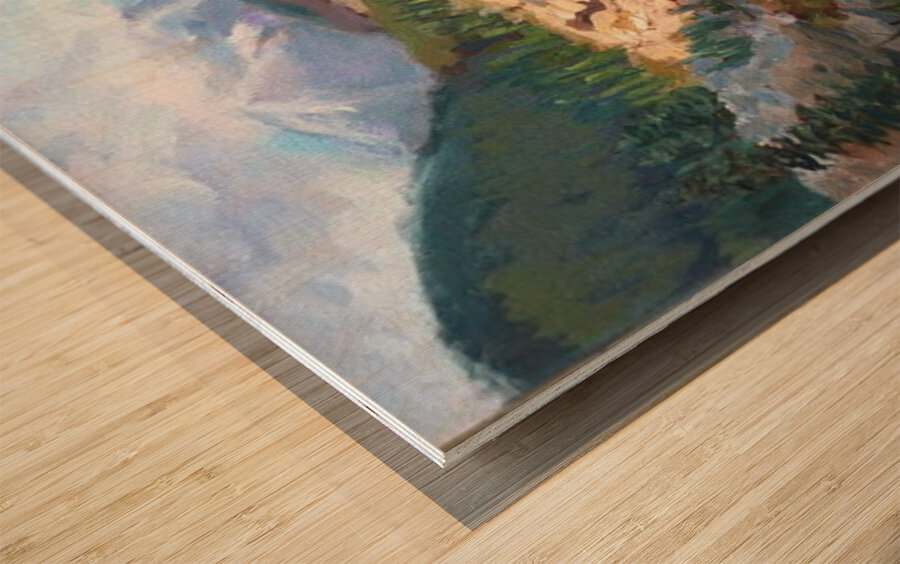 Oxbow trail Wood print