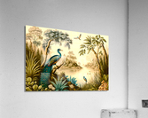 Peacock Landscape Acrylic Print