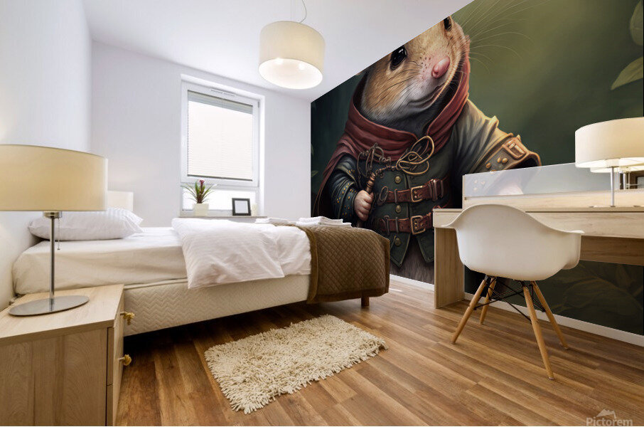 Mouse the Explorer Mural print