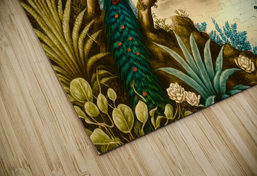 Peacock Landscape Museberry Art Designs puzzle