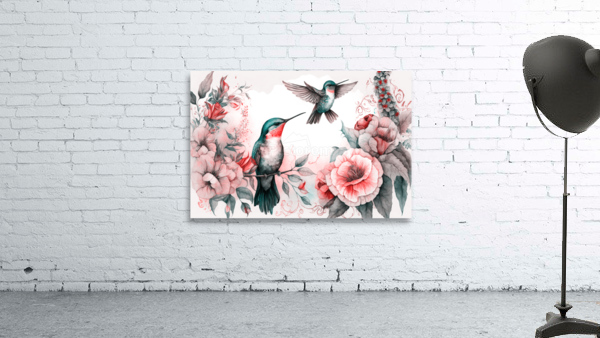 Hummingbirds  Wall Preview