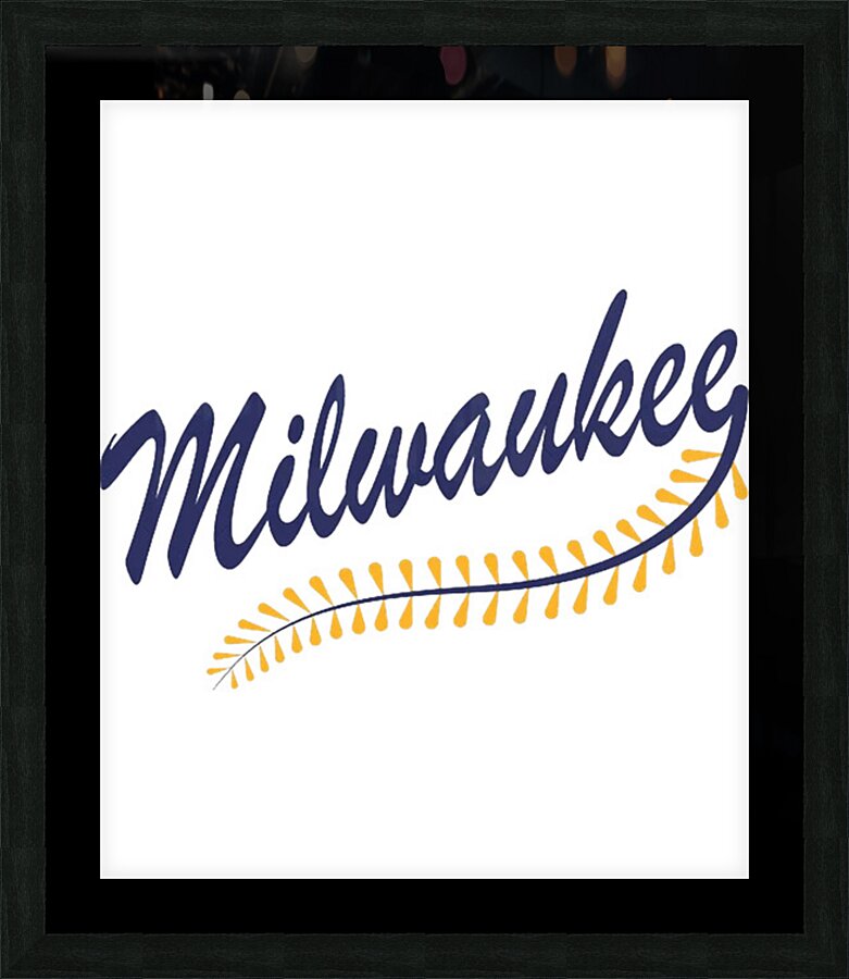 Milwaukee Brewers 9 Picture Frame print