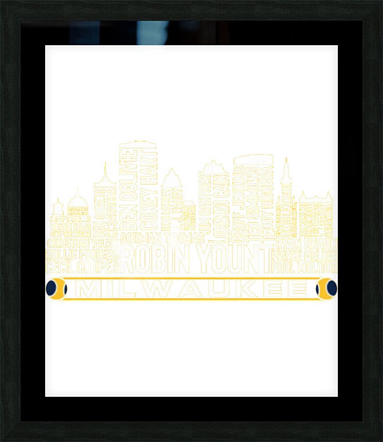 Milwaukee Brewers 21 Picture Frame print