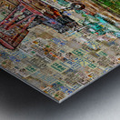 HARLEY  AND PLANE Metal print