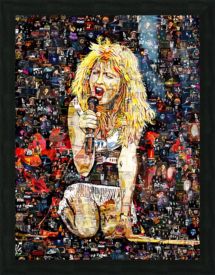 CYNDI LAUPER Picture Frame print