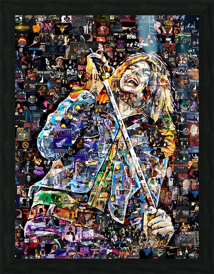 IAN GILLAN. DEEP PURPLE Picture Frame print