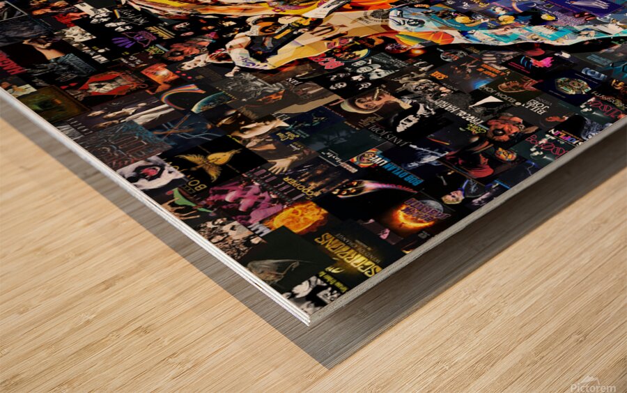 IAN GILLAN. DEEP PURPLE Wood print