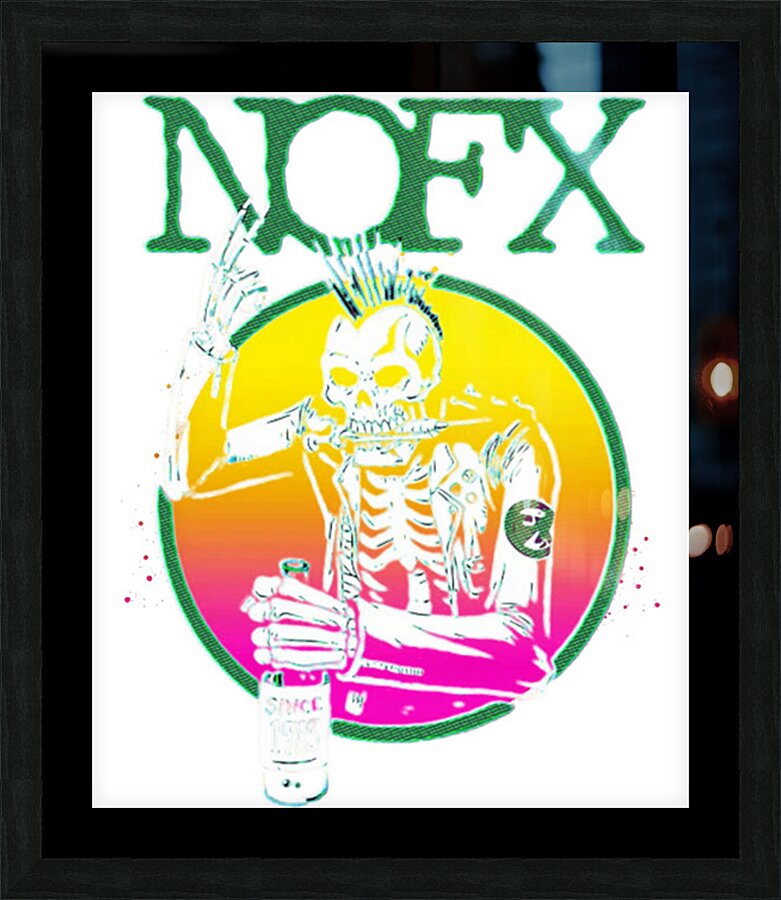 NOFX 5 Picture Frame Printing