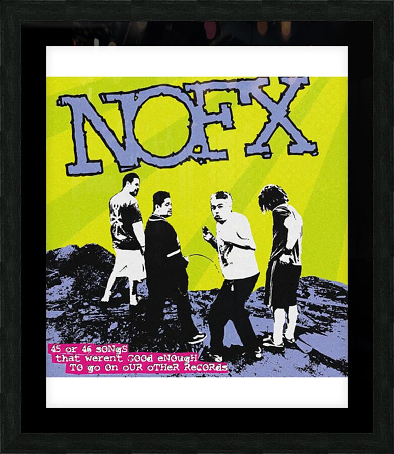 NOFX 24 Picture Frame print