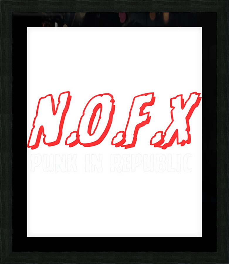 NOFX 28 Picture Frame print