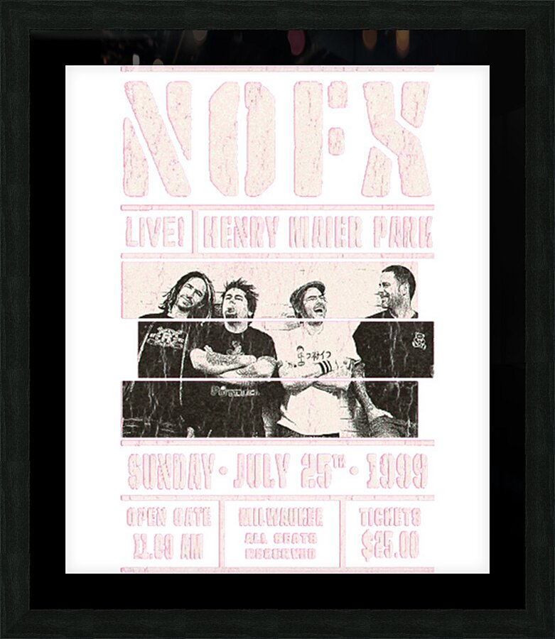 NOFX 35 Picture Frame print
