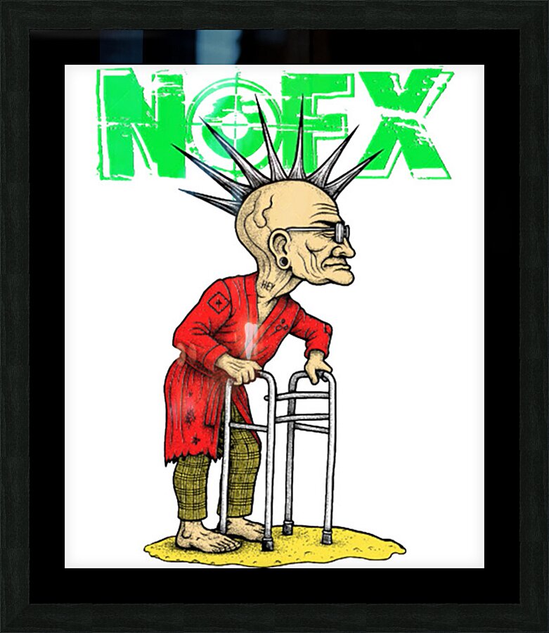 NOFX 40 Picture Frame print