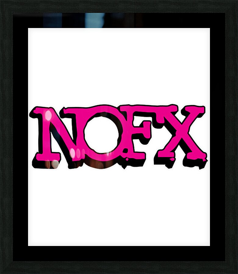 NOFX 3 Picture Frame print