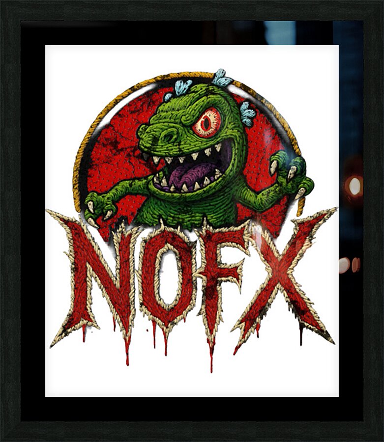 NOFX 4 Picture Frame print