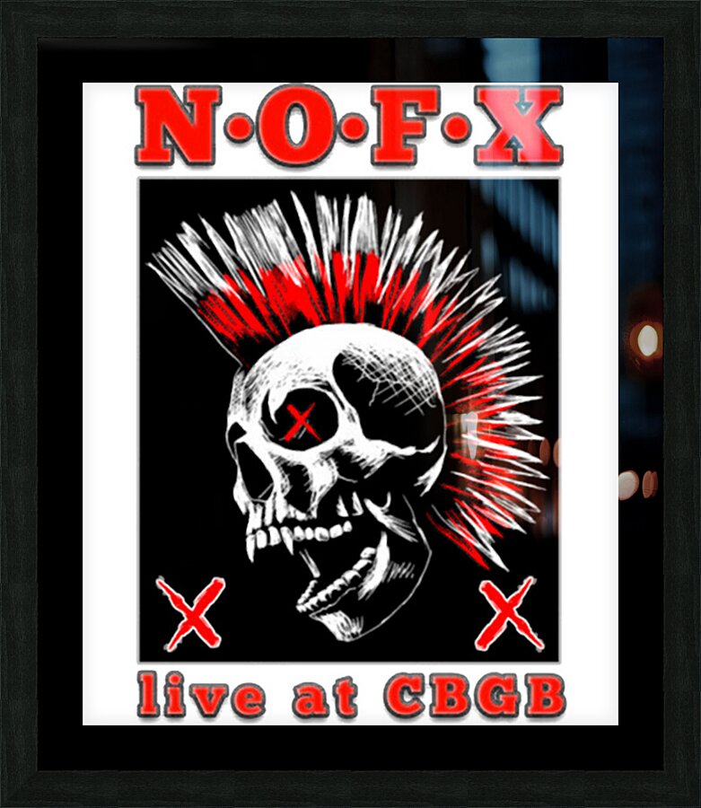 NOFX 5 Picture Frame print