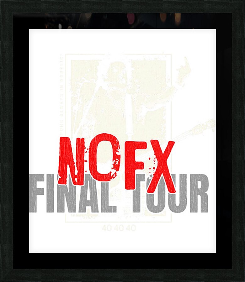 NOFX 6 Picture Frame print