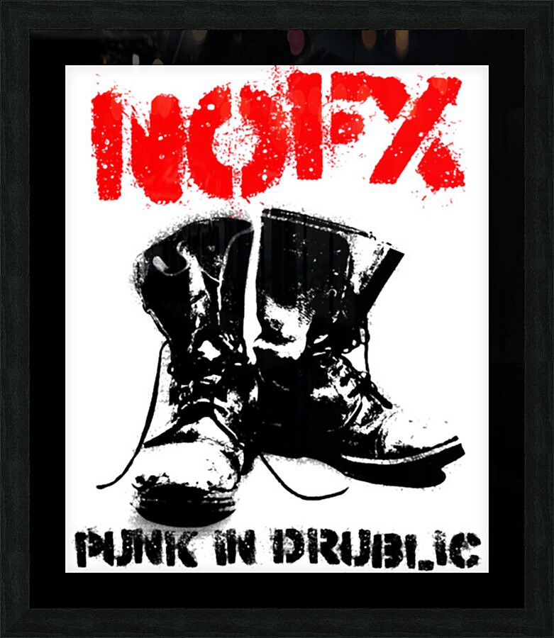 NOFX 7 Picture Frame print