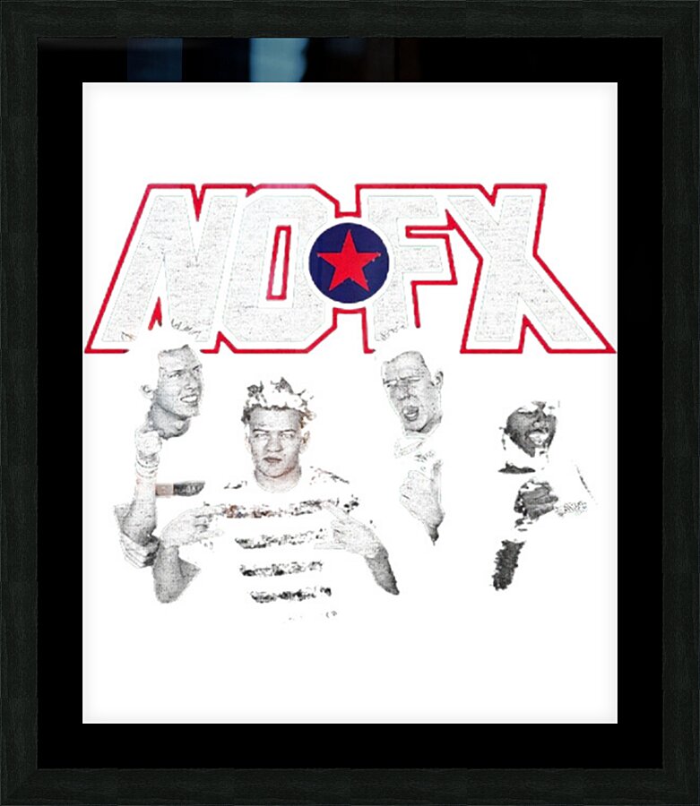 NOFX 10 Picture Frame print