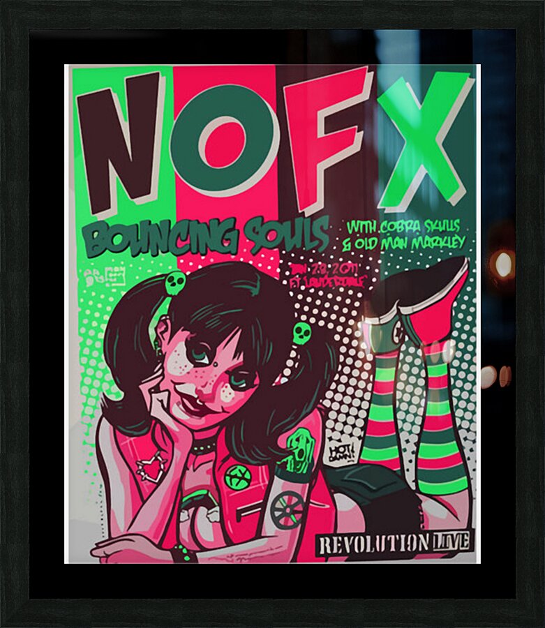 NOFX 23 Picture Frame print