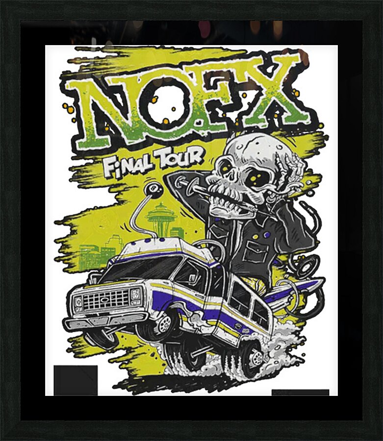 NOFX 40 Picture Frame print