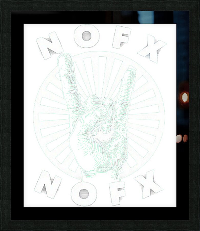 NOFX 45 Picture Frame Printing