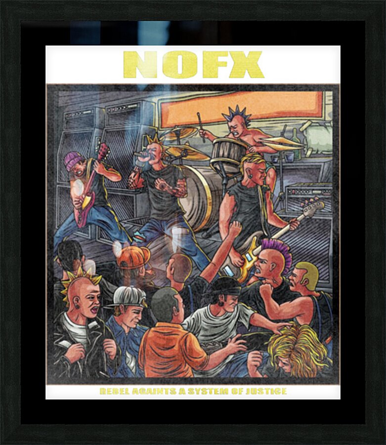 NOFX 6 Picture Frame print