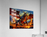 Primeval Dragon Acrylic Print