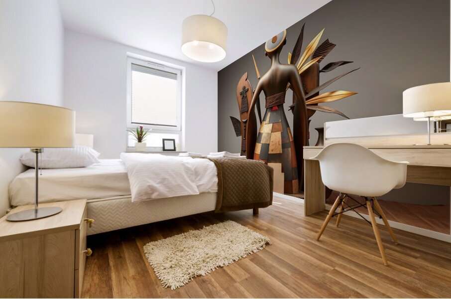 African Rituals Mural print