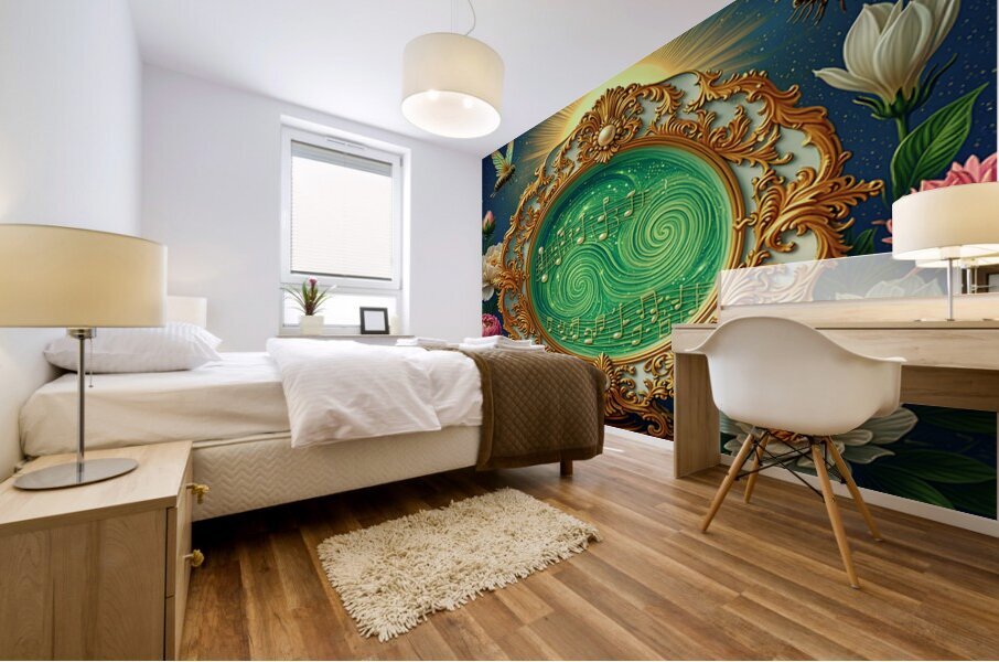 Cantique d Aurum Mural print