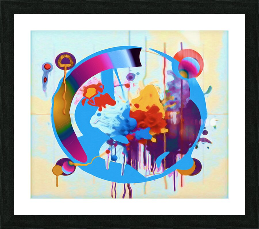Fractured Silence Picture Frame print
