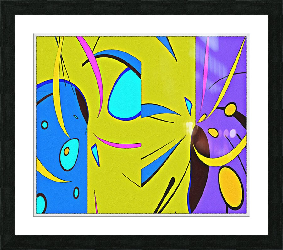 Impulse Geometry Picture Frame print