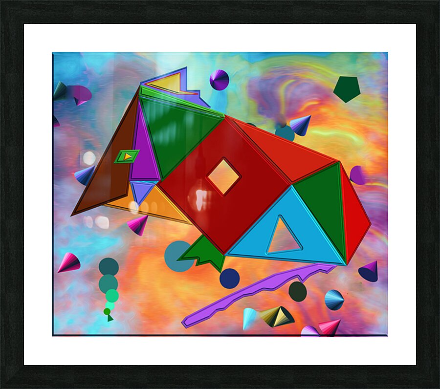 Color Drift Picture Frame print
