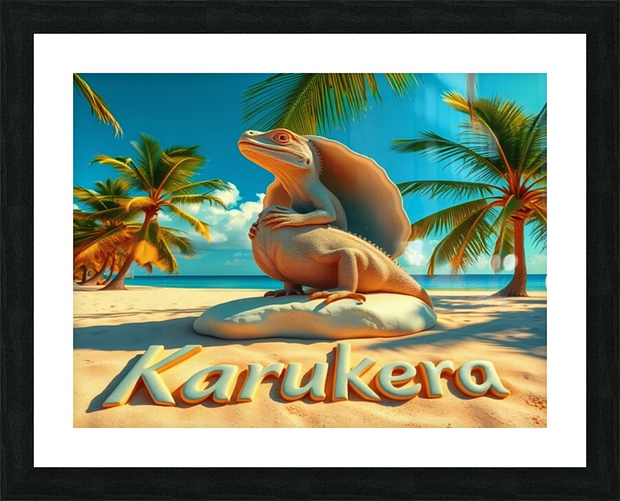 Caribbean Vibes Picture Frame print
