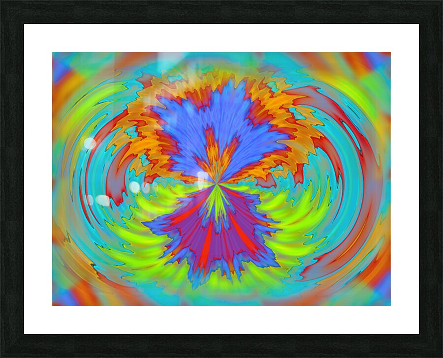 Vibrant Vortex Picture Frame print