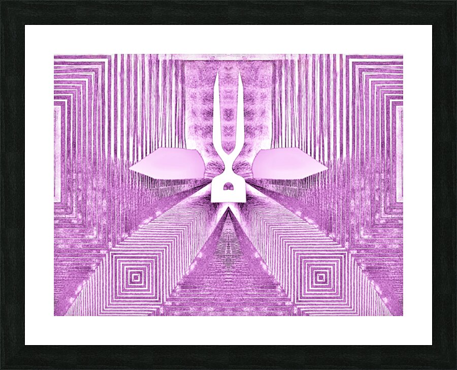 Linear Pulse 3 Picture Frame print