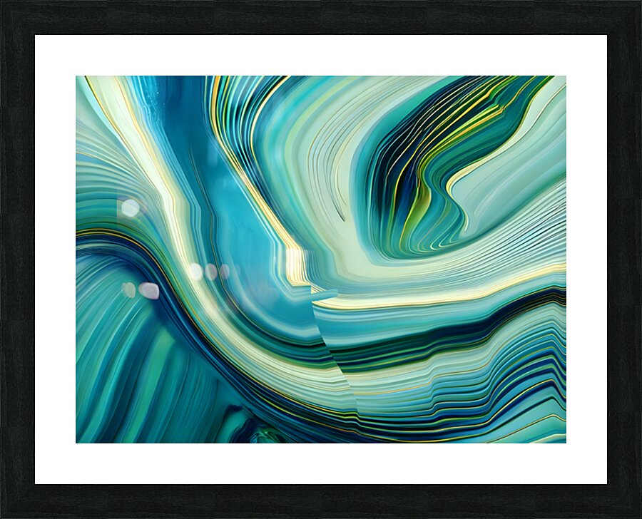 Wave Distortion 2 Picture Frame print