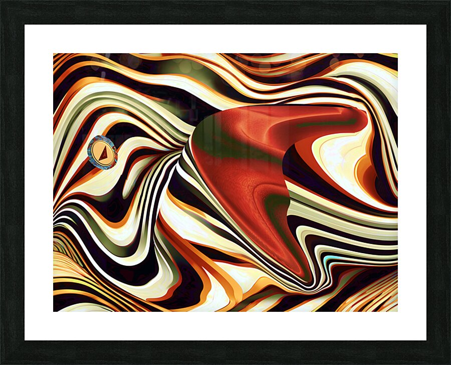 Wave Distortion 6 Picture Frame print