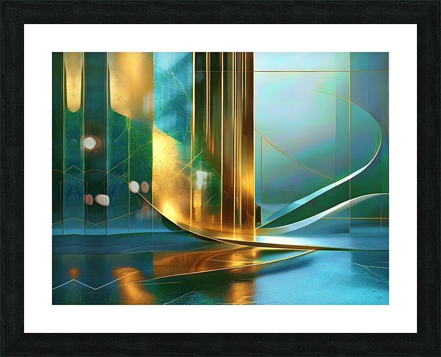 Wave Distortion 9 Picture Frame print
