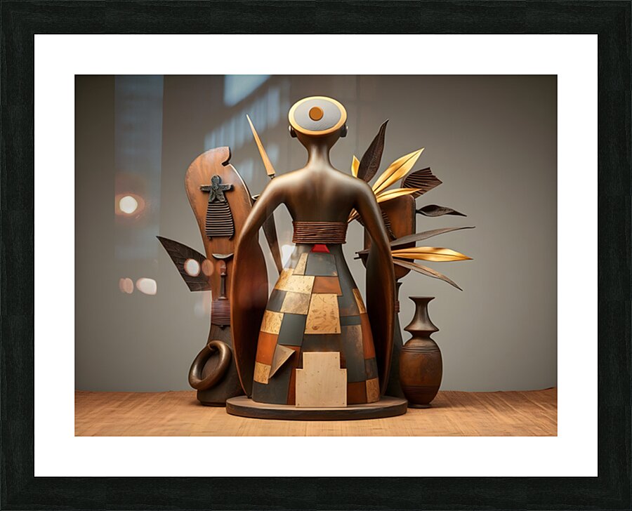 African Rituals Picture Frame print