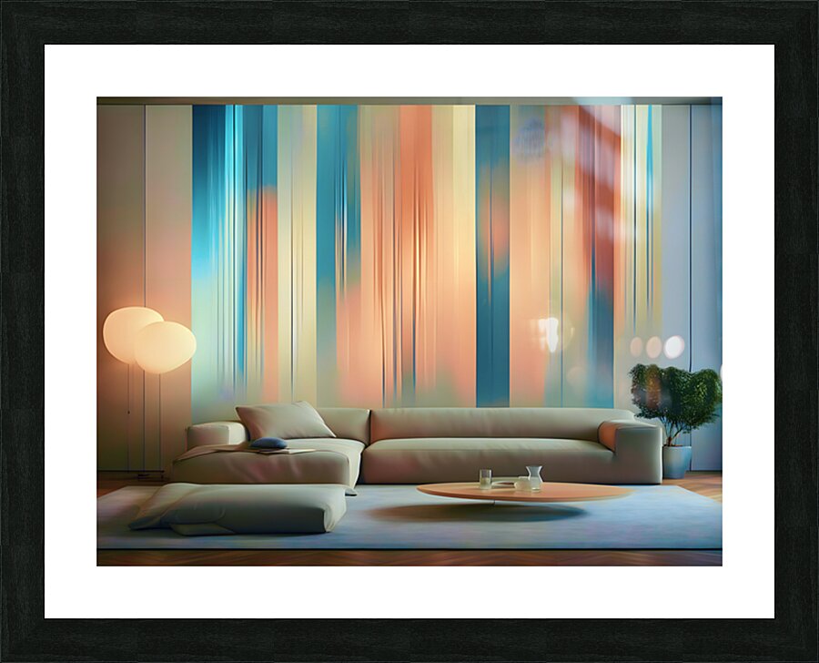 Ethereal Axis Picture Frame print