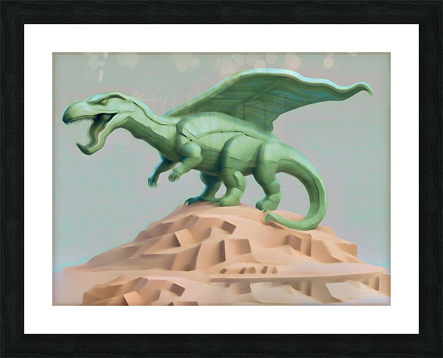 Totemic Dune Picture Frame print