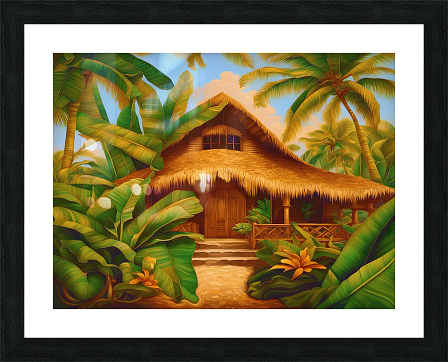 Organic Dwelling Picture Frame print