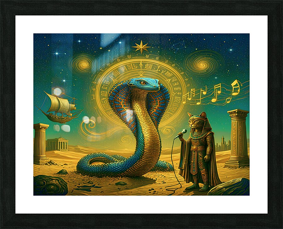 Divine Regent Picture Frame print