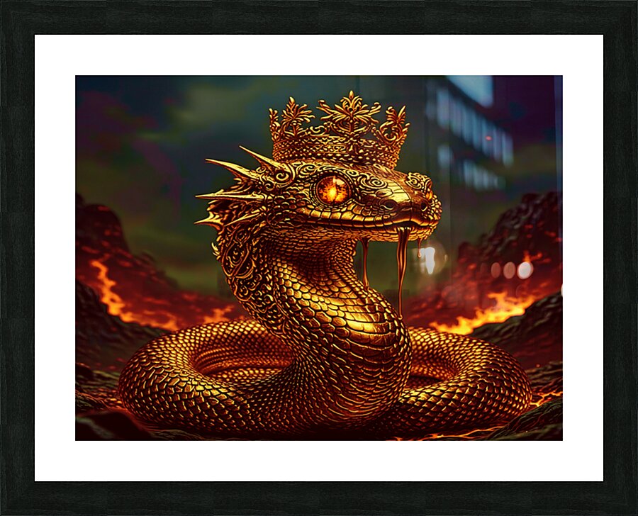 Eclipse Inferno Picture Frame print