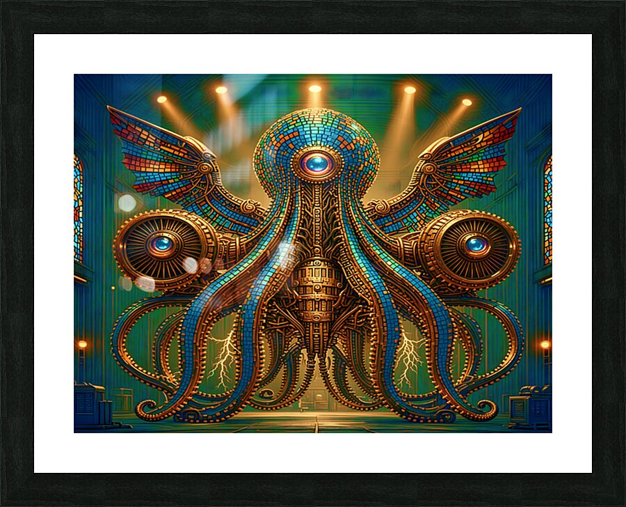 Machina Seraph Picture Frame print